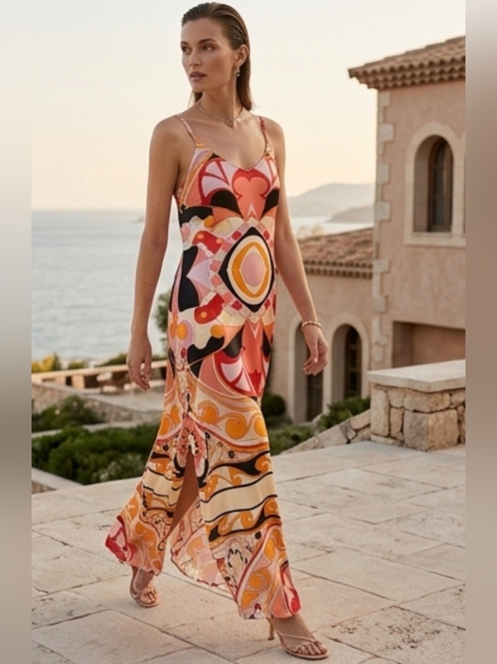 New Perry Walker Silk Blend Dress